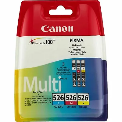 Genuine Canon  CLI-526 CMYK Ink Cartridge • £29.99