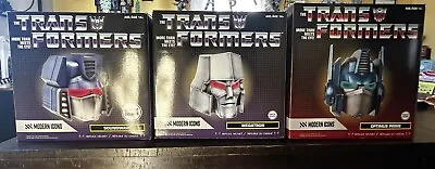 Modern Icons - Transformers Optimus Prime Helmet Lot - 3 Helmets • $450