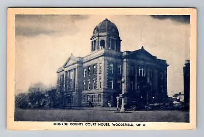 Woodsfield OH-Ohio Monroe County Court House Antique Vintage Postcard • $7.99