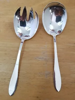 Vintage 1964 Master Silverplated Salad🥗 Serving👩‍🍳 Spork & Spoon • $39.05