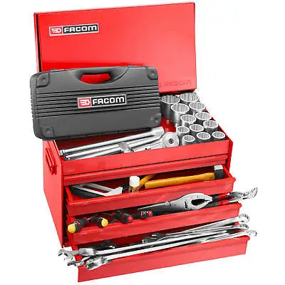 Facom 174 Piece Agricultural Maintenance Tool Kit Red • £3541.95