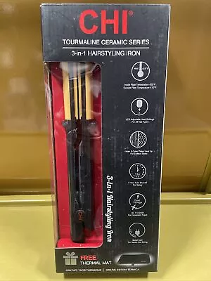 CHI Hair Straightener Tourmaline Ceramic 3-in-1 Styling Iron 1  🔥NEW🔥 • $39.99