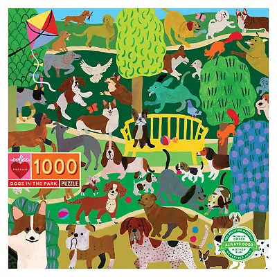 EeBoo - Dogs In The Park Puzzle 1000pc • $43.99
