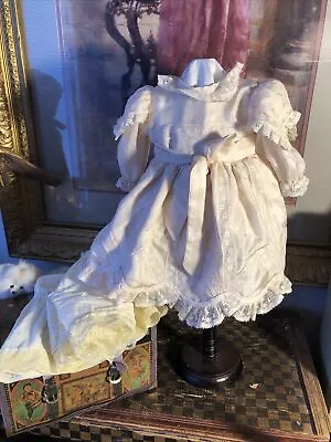 Antique Style Vintage Child Doll Silk & Lace Accent 3 Pc. Fashion • $34.99