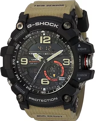 Casio G-Shock GG-1000-1A5 MASTER OF G MUDMASTER Twin Sensor Thermometer Watch • $219.99