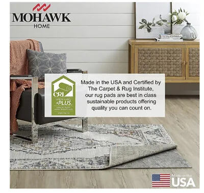 MOHAWK HOME Premium Dual-Surface Rug Pad. 2’x3’ (1/4 Inch Thick) New • $17.99