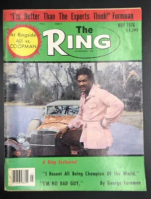 $4.25 • Buy The Ring Magazine May 1976 Muhammad Ali Coopman George Foreman