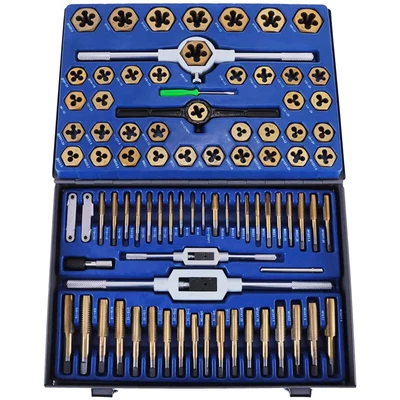 $110.99 • Buy 86PC Tap And Die Set SAE METRIC Tools W/Storage Case Tapping Thread Cutting