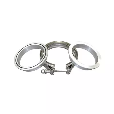 $25.37 • Buy ID 3.5  89mm Aluminum Flange O Ring SS Clamp Intake Intercooler V Band Clamp Kit