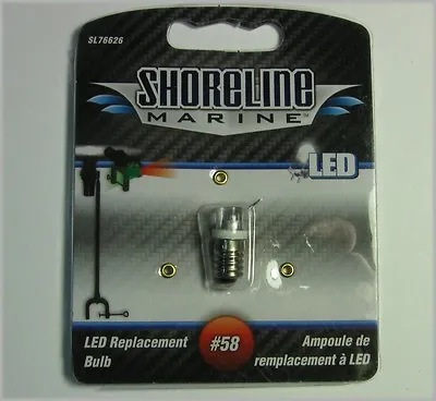 $5.99 • Buy Shoreline Marine SL76626 LED Replacement Bulb #58 White
