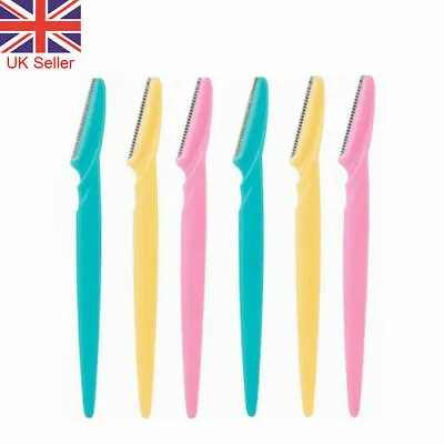 £2.99 • Buy 6X Face Eyebrow Razor Trimmer Dermaplaning Shaper Shaver Hair Removal Tool Women