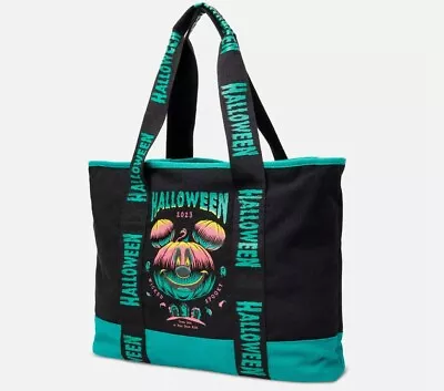 Disney Parks Mickey Mouse Halloween Glow-in-the-Dark Tote Bag 2023 - NWT • $24.88