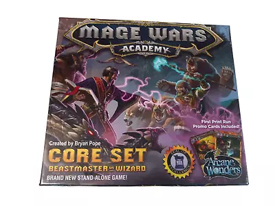 Mage Wars Academy Core Set Beastmaster Vs. Wizard First Print Run W/ Promo Cards • $17.09