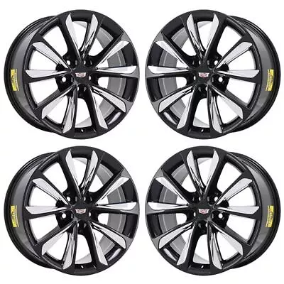 19  Cadillac Xts Gloss Black Exchange Wheels Rims Factory Oem 4697 2013-2019 • $715.50