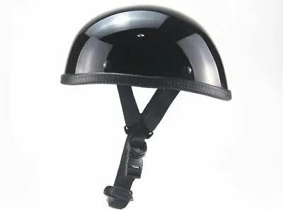 Lightest Motorcycle FLAT DOT Beanie Helmet Half Helmet Cap Skid Scooter Chopper • $26.55