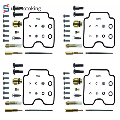 $22.99 • Buy 4 Carburetor Rebuild Kit For Yamaha XVS1100 V Star 1100 Custom Classic Silverado