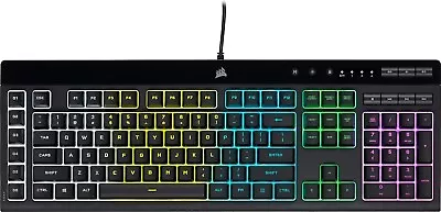 Corsair K55 PRO LITE RGB Wired Membrane Gaming Keyboard (5-Zone Dynamic RGB Back • $96.57
