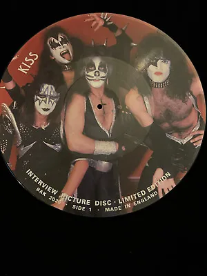 Kiss Interview Picture Disc Vinyl • £15