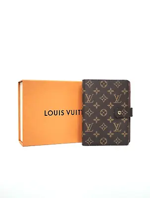 LOUIS VUITTON 2024 Medium Ring Agenda Cover Monogram Filofax Planner Diary 20105 • £520