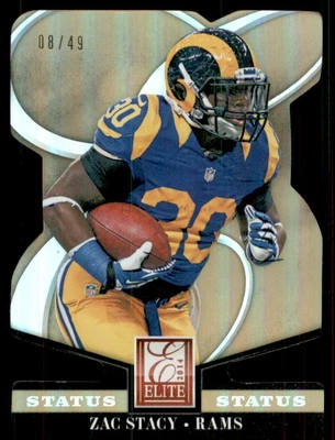 $7.20 • Buy 2014 Elite Status Gold #92 Zac Stacy /49