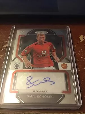 Paul Scholes 2022-23 Panini Prizm Premier League Auto Manchester United • $50