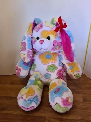 Build A Bear Blossom Easter Bunny Rabbit Pastel Floral BAB Flowers • £9.99