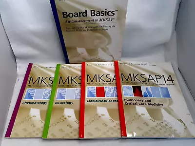 ACP MKSAP 14 Medical Knowledge Self-Assessment Program 5 Book Lot • $23.57