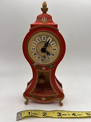 Alexander Taron Miniature Mantel Clock White 7 - West Germany #530 W/ Key • $52.94