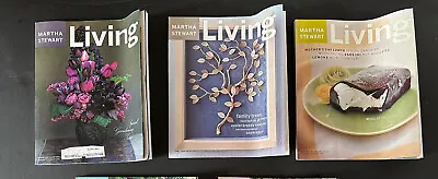 1999 MARTHA STEWART LIVING MAGAZINE LOT OF 4 ISSUES - Spring - Great Articles • $29.95