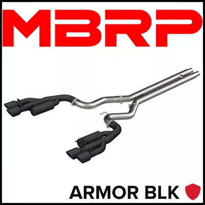MBRP Armor BLK 3  Cat-Back Exhaust System Fits 2018-2024 Ford Mustang GT 5.0L V8 • $839.99