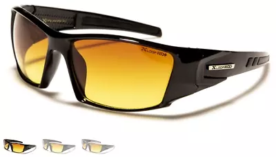 Sport Wrap Hd+ Night Driving Vision Hd Sunglasses Yellow High Definition Glasses • $12.95