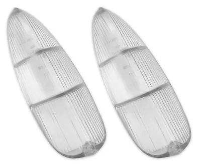 Vw Type3 1961-1969 Clear Flat Tail Light Lens Pair Notchback Squareback Fastback • $90