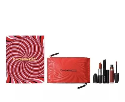 MAC Exclusive Best-Kept Secret Lip Kit: Chili/ Hypnotizing Gift Set  - Brand New • £39