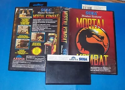 Mortal Kombat (Sega Master System SMS) Cart And Box Only US SELLER!! • $44.99