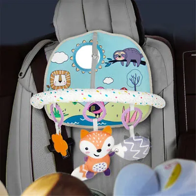 Baby Car Seat Plush Toy Kick Play Activity Center Newborn Hanging Rattles Toy/ • £14.96