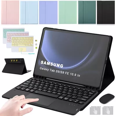 Touchpad Keyboard Case Mouse For Samsung Galaxy Tab A9+ A8 A7 S9 FE S8 S7 Tablet • $15.19