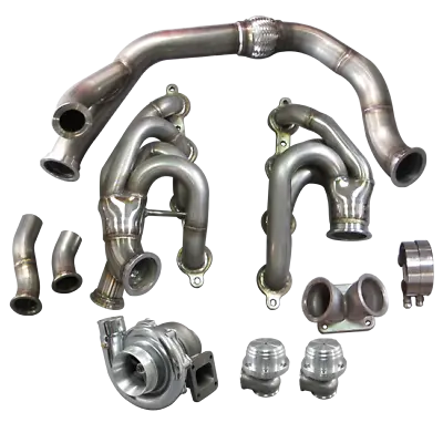 T76 Turbo Manifold Downpipe Kit For 240SX S13 S14 LS1 LSx Engine Swap • $2284