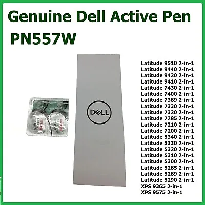 Dell PN557W Active Pen Stylus Bluetooth Latitude XPS Laptop + 2 Extra Batteries • $29.99