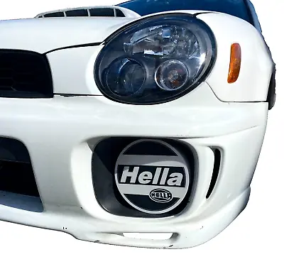 Subaru WRX Bug Eye Hella Style Fog Light Covers | White Rally Cap | 02-03 GD GG • $37.99
