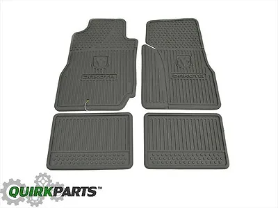 2006-2011 Dodge Dakota Crew Cab Slush All Weather Rubber Floor Mats Set MOPAR OE • $88.79