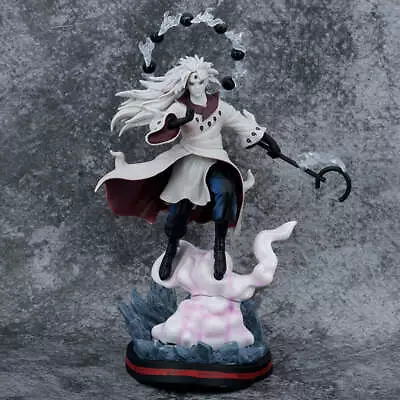 Naruto Anime Figure Uchiha Madara Six Paths Statue PVC Toys High Quality 38 Cm  • $63.01