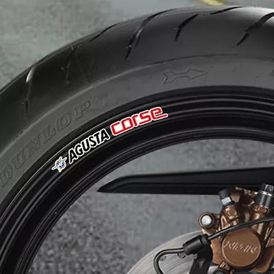 MV AGUSTA CORSE WHEEL RIM STICKERS - Mille Rsv F4 • $11.18