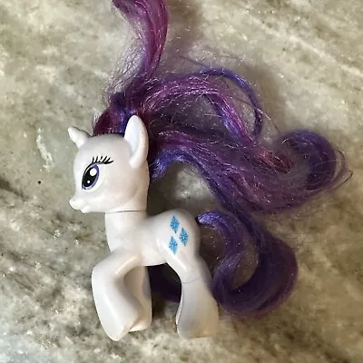 My Little Pony RARITY Unicorn Pony 3  Figure  [2010 Hasbro] • $9.98