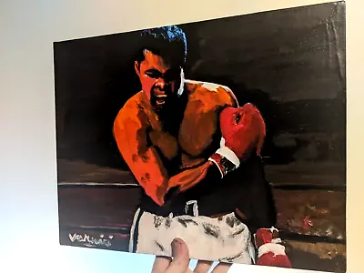 Muhammad Ali Painting 11x14 Artwork Portrait Boxing Art • $79.99