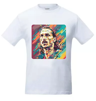 T-Shirt Zlatan Ibrahimovic For Fans Football Jersey Soccer Support Mens All Size • $37.04