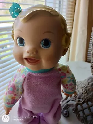 Vintage 2009  Hasbro Baby Alive  Talking Doll  Bouncin' Babble  Blonde • $9.99