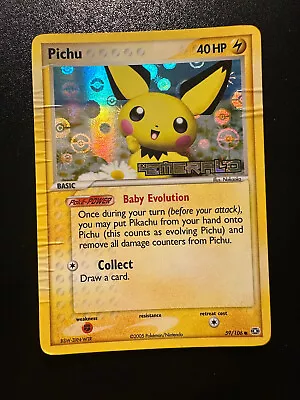 Pokemon Card EX Emerald Reverse Holo Pichu 59/106. Stamped 2005 Baby Evolution • $7