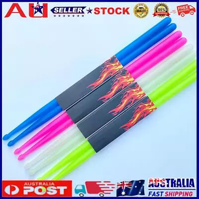 2 Pcs Glow In The Dark 4 Color Light Up Drum Sticks For Adults Kids Professional • $10.29