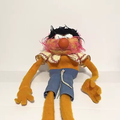 Vintage 1970s Fisher Price Jim Henson Muppets Animal Hand Puppet Doll 25” • £48.20