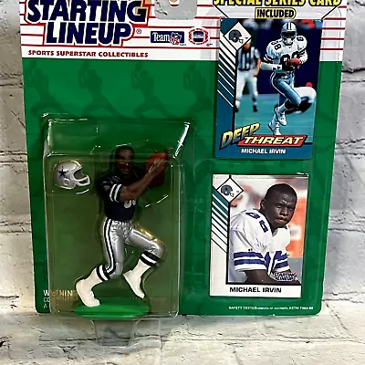 1993 Starting Lineup Michael Irvin Figure And Card Dallas Cowboys NFL HOF • $34.95